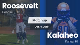 Matchup: Roosevelt vs. Kalaheo  2019
