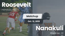 Matchup: Roosevelt vs. Nanakuli  2019