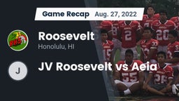 Recap: Roosevelt  vs. JV Roosevelt vs Aeia 2022