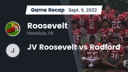 Recap: Roosevelt  vs. JV Roosevelt vs Radford 2022