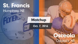 Matchup: St. Francis vs. Osceola  2016