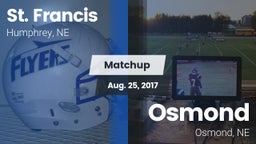 Matchup: St. Francis vs. Osmond  2017