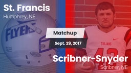 Matchup: St. Francis vs. Scribner-Snyder  2017