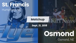 Matchup: St. Francis vs. Osmond  2018