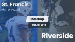 Matchup: St. Francis vs. Riverside  2019