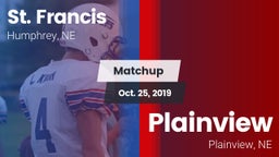 Matchup: St. Francis vs. Plainview  2019