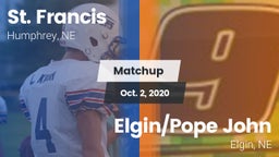 Matchup: St. Francis vs. Elgin/Pope John  2020