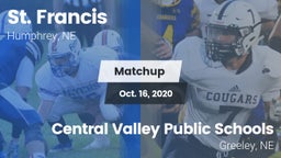 Matchup: St. Francis vs. Central Valley Public Schools 2020