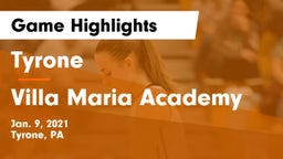 Tyrone  vs Villa Maria Academy Game Highlights - Jan. 9, 2021