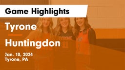 Tyrone  vs Huntingdon  Game Highlights - Jan. 10, 2024
