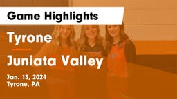 Tyrone  vs Juniata Valley  Game Highlights - Jan. 13, 2024