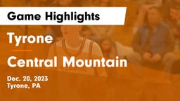 Tyrone  vs Central Mountain  Game Highlights - Dec. 20, 2023