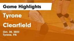 Tyrone  vs Clearfield  Game Highlights - Oct. 20, 2022