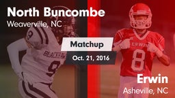 Matchup: North Buncombe High vs. Erwin  2016