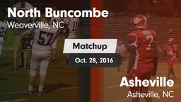 Matchup: North Buncombe High vs. Asheville  2016