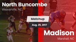 Matchup: North Buncombe High vs. Madison  2017