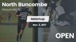 Matchup: North Buncombe High vs. OPEN 2017