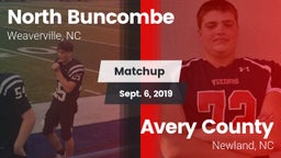 Matchup: North Buncombe High vs. Avery County  2019