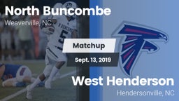 Matchup: North Buncombe High vs. West Henderson  2019