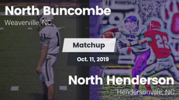 Matchup: North Buncombe High vs. North Henderson  2019