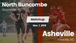 Matchup: North Buncombe High vs. Asheville  2019