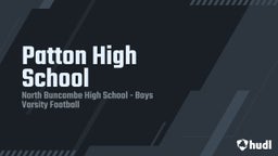 North Buncombe football highlights Patton High School