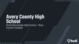 North Buncombe football highlights Avery County High School