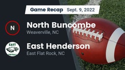 Recap: North Buncombe  vs. East Henderson  2022