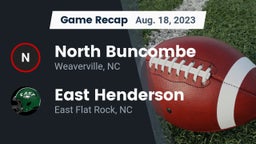 Recap: North Buncombe  vs. East Henderson  2023