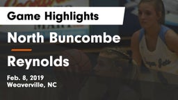 North Buncombe  vs Reynolds  Game Highlights - Feb. 8, 2019