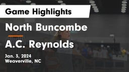 North Buncombe  vs A.C. Reynolds  Game Highlights - Jan. 3, 2024