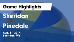 Sheridan  vs Pinedale  Game Highlights - Aug. 31, 2019