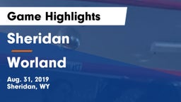 Sheridan  vs Worland  Game Highlights - Aug. 31, 2019