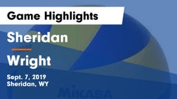 Sheridan  vs Wright  Game Highlights - Sept. 7, 2019