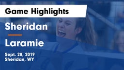 Sheridan  vs Laramie  Game Highlights - Sept. 28, 2019