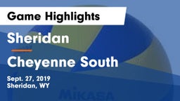 Sheridan  vs Cheyenne South  Game Highlights - Sept. 27, 2019
