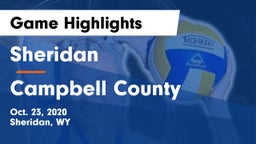 Sheridan  vs Campbell County Game Highlights - Oct. 23, 2020