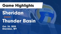 Sheridan  vs Thunder Basin Game Highlights - Oct. 24, 2020