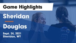 Sheridan  vs Douglas  Game Highlights - Sept. 24, 2021
