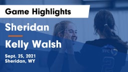 Sheridan  vs Kelly Walsh  Game Highlights - Sept. 25, 2021