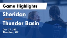 Sheridan  vs Thunder Basin  Game Highlights - Oct. 23, 2021