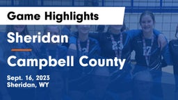 Sheridan  vs Campbell County  Game Highlights - Sept. 16, 2023