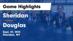 Sheridan  vs Douglas  Game Highlights - Sept. 22, 2023