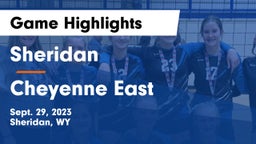 Sheridan  vs Cheyenne East  Game Highlights - Sept. 29, 2023