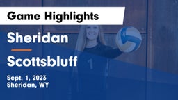 Sheridan  vs Scottsbluff  Game Highlights - Sept. 1, 2023