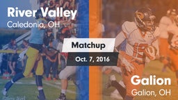 Matchup: River Valley High vs. Galion  2016