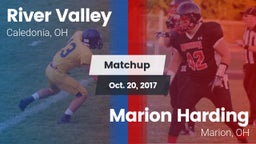 Matchup: River Valley High vs. Marion Harding  2017