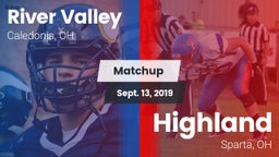 Matchup: River Valley High vs. Highland  2019