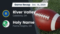 Recap: River Valley  vs. Holy Name  2020