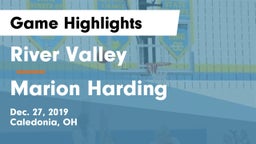 River Valley  vs Marion Harding  Game Highlights - Dec. 27, 2019